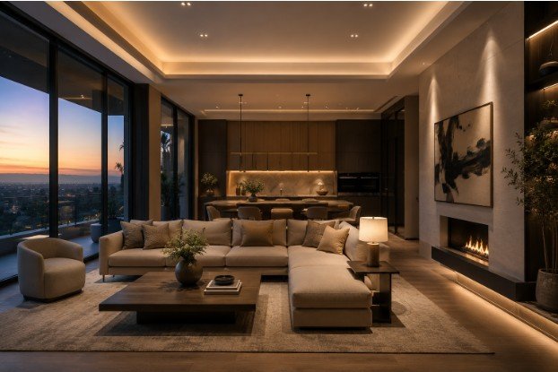 Ambient Lighting for Luxury Homes That Balances Comfort and Elegance