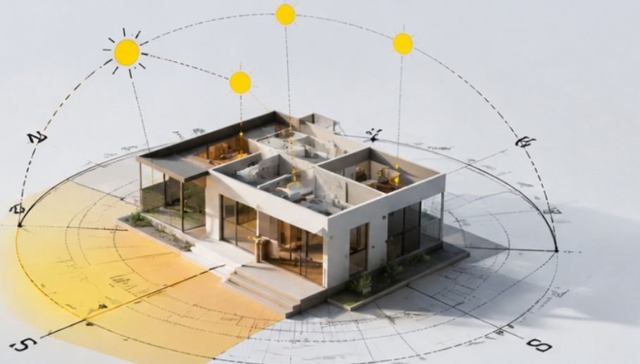 Designing Spaces Room by Room around Sunlight