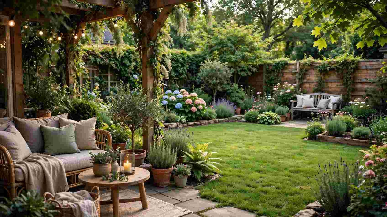 Hardscaping and Pathways Connecting the Zone